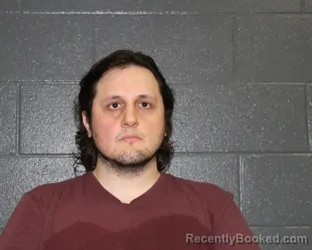 Mugshot of ALEXANDER GUY PIZZI booked in Montgomery County, Indiana on June 22, 2026