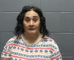 Mugshot of Lucy Sophia Flaurr booked in Montgomery County, Indiana on August 10, 2026