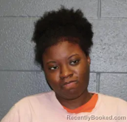 Mugshot of Saniyah Monae Burgess booked in Montgomery County, Indiana on September 29, 2026