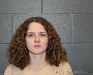 Mugshot of Emma Christine Hess booked in Montgomery County, Indiana on October 2, 2026