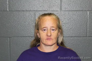 Mugshot of Tracy Sue Weaver booked in Montgomery County, Indiana on October 24, 2026