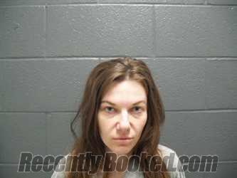Booking photo from Montgomery County, Indiana