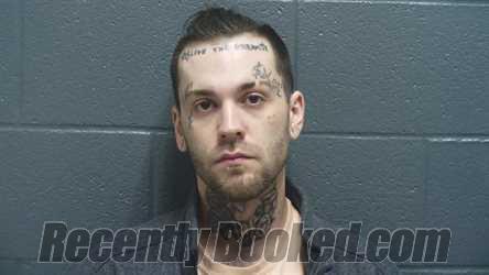 Booking photo from Montgomery County, Indiana