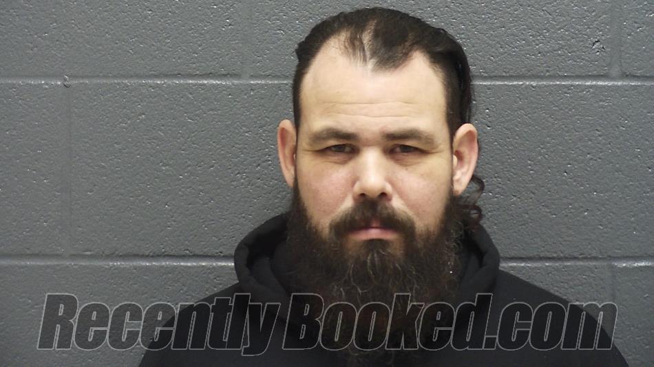 Booking photo from Montgomery County, Indiana