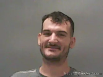 Mugshot of Tyler Monhollen booked in Newton County, Indiana on October 14, 2026