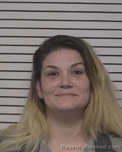 Mugshot of KATIE JO MCALPINE booked in Iredell County, North Carolina on March 17, 2026