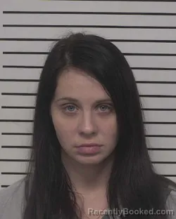 Mugshot of Hannah Marie Miles booked in Iredell County, North Carolina on August 25, 2026