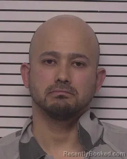 Mugshot of JORGE ALFONZO CASTELLANOS-ARCINIEGAS booked in Iredell County, North Carolina on March 12, 2026