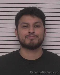 Mugshot of ALEX ALVARADO-SANCHEZ booked in Iredell County, North Carolina on March 18, 2026