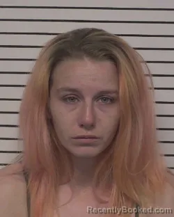 Mugshot of MARGARET CHEYENNE HULSEY booked in Iredell County, North Carolina on March 31, 2026