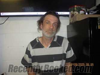 Booking photo from Orange County, Indiana