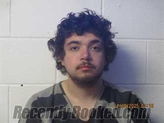 Booking photo from Orange County, Indiana