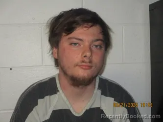 Mugshot of Hogan L Roach booked in Orange County, Indiana on March 21, 2026