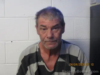 Mugshot of Hanford L Brooks booked in Orange County, Indiana on April 3, 2026