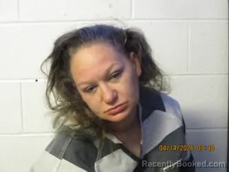 Mugshot of Teresa Campbell booked in Orange County, Indiana on April 13, 2026