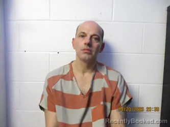 Mugshot of THOMAS E APPLE booked in Orange County, Indiana on April 20, 2026