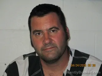 Mugshot of Bradley A Atwood booked in Orange County, Indiana on April 23, 2026