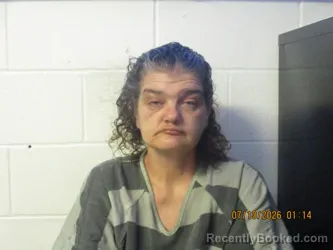 Mugshot of Samantha J Smith booked in Orange County, Indiana on July 12, 2026
