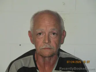 Mugshot of Aaron D Beasley booked in Orange County, Indiana on July 24, 2026