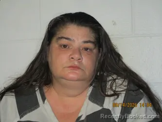 Mugshot of Serena Haymond booked in Orange County, Indiana on September 14, 2026