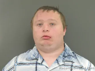 Mugshot of JONATHON JUSTICE booked in Parke County, Indiana on March 21, 2026