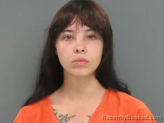 Mugshot of ALEXANDRA L LAZAR booked in Parke County, Indiana on March 26, 2026