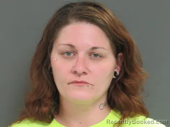 Mugshot of Kayla Forrest booked in Parke County, Indiana on August 14, 2026
