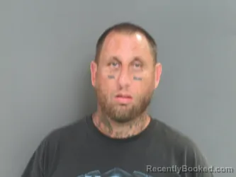 Mugshot of Andrew J Elkins booked in Parke County, Indiana on September 10, 2026