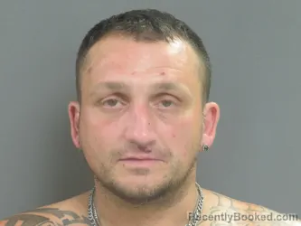 Mugshot of Justin Weber booked in Parke County, Indiana on September 19, 2026