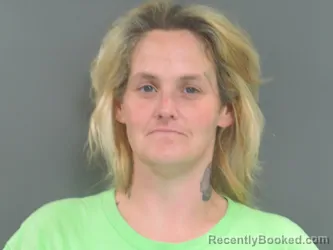 Mugshot of Jessica Ellen Moreland booked in Parke County, Indiana on September 22, 2026