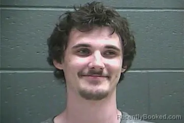 Mugshot of Hunter Lee Johnson booked in Perry County, Indiana on August 9, 2026