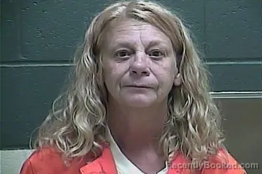 Mugshot of Holly Sue Simpson booked in Perry County, Indiana on August 28, 2026