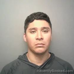 Mugshot of Jose Alexander De Los Santos Serrano booked in Pike County, Indiana on October 25, 2026