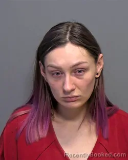 Mugshot of Zoesha Jane Gregory booked in Porter County, Indiana on March 20, 2026