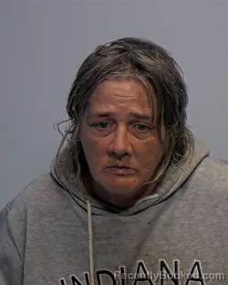 Mugshot of Christine Dawn Baker booked in Porter County, Indiana on April 24, 2026