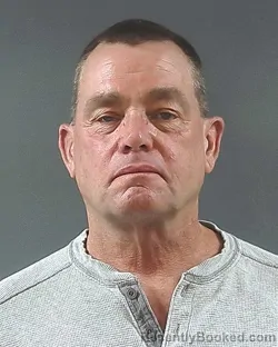 Mugshot of Wayne Edward Gross booked in Posey County, Indiana on August 21, 2026