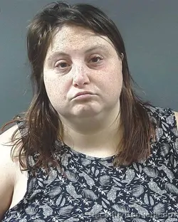 Mugshot of Kiersten Irene Singer booked in Posey County, Indiana on August 31, 2026