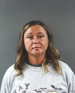 Mugshot of Brianne Navarro Deakins booked in Posey County, Indiana on October 3, 2026