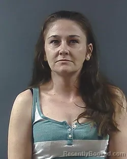 Mugshot of LACEY MARIE GILLENWATER booked in Posey County, Indiana on May 27, 2026