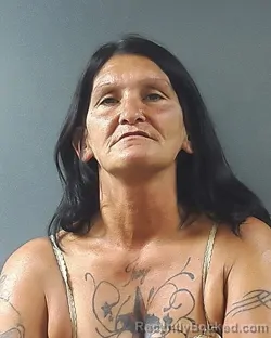 Mugshot of Amanda Kaye Doty booked in Posey County, Indiana on August 24, 2026