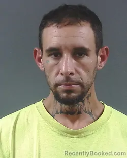 Mugshot of Brett Patrick Young booked in Posey County, Indiana on September 25, 2026
