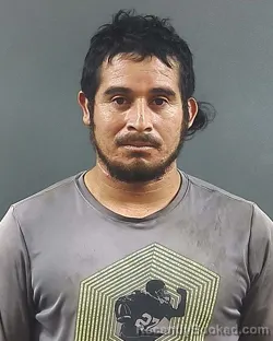 Mugshot of Milton Bernabe Vasquez Vasquez booked in Posey County, Indiana on September 28, 2026