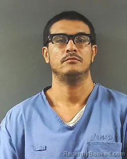 Mugshot of Gilberto Martin Rodriguez booked in Posey County, Indiana on October 2, 2026