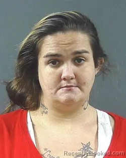 Mugshot of Sara Ellen Frazier booked in Posey County, Indiana on October 21, 2026