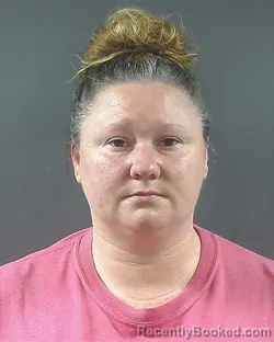 Mugshot of CRISTINA DIANE ANDERSON booked in Posey County, Indiana on July 2, 2026