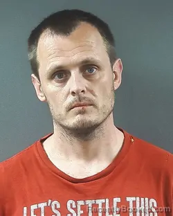 Mugshot of BRANDON MARTIN HOLTON booked in Posey County, Indiana on March 25, 2026