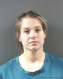 Mugshot of Chelsea Danielle Shrodes booked in Posey County, Indiana on September 7, 2026