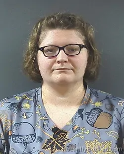 Mugshot of BRITTNEY NICHOLE GIBBS booked in Posey County, Indiana on August 1, 2026