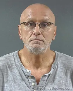 Mugshot of GERALD BRYAN ERWIN booked in Posey County, Indiana on July 12, 2026