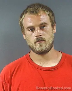 Mugshot of Austin Wayne Frymire booked in Posey County, Indiana on August 17, 2026